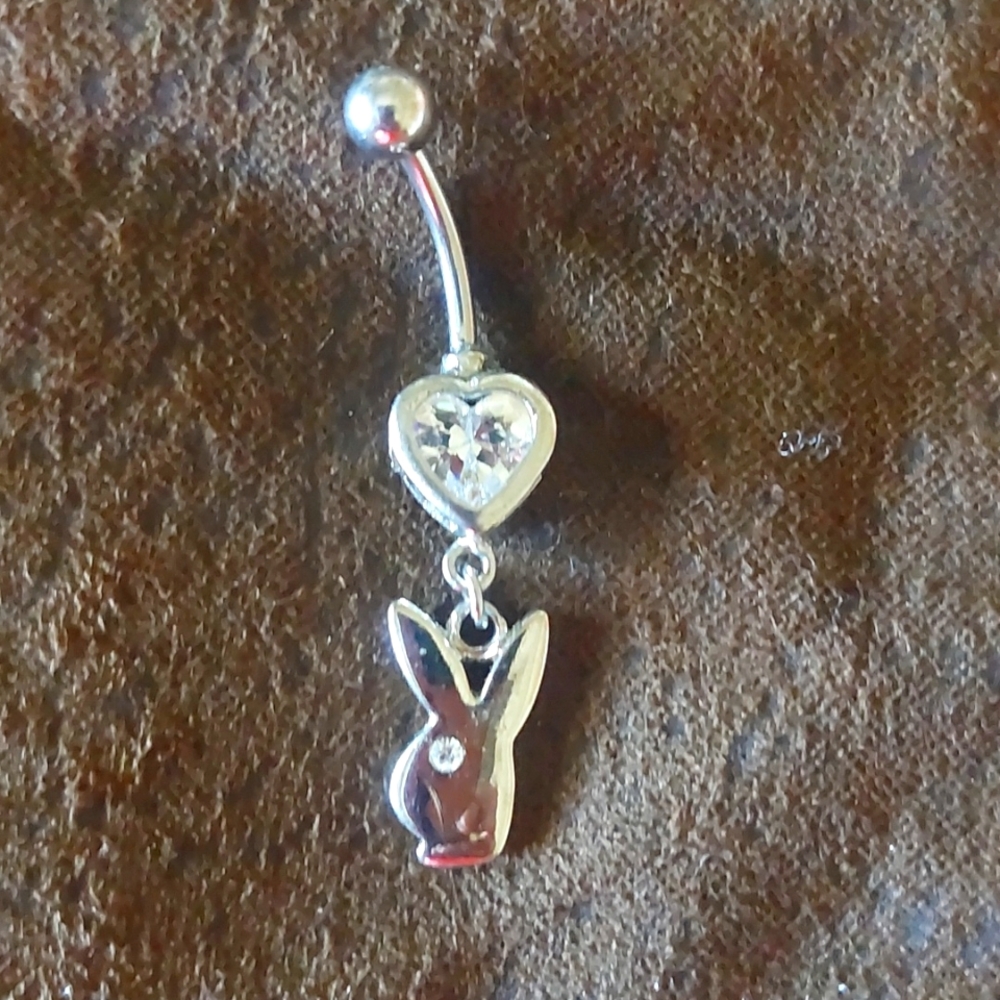 Playboy bunny belly button ring - NWOT